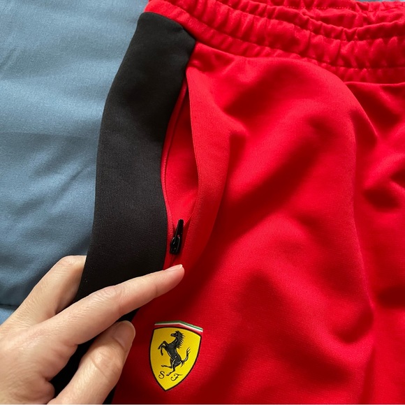 PUMA Men's Scuderia Ferrari Race T7 Track Pants (Red) - Large - Picture 6 of 10